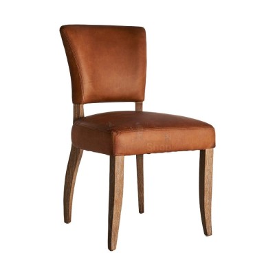 Обеденный стул с кожаной обивкой - купить в Моксохе