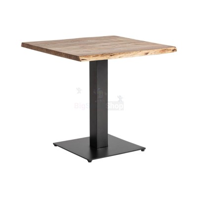 Бистро-стол с деревянной столешницей - купить в Моксохе